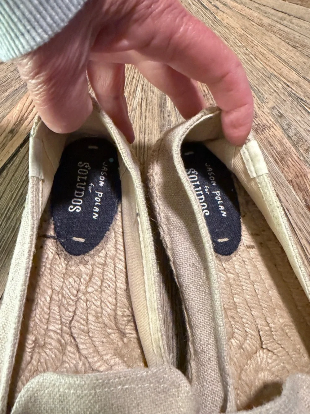 Soludos Espadrilles Jason Polan Panda Canvas Slip On Shoes Womens shoes size 10